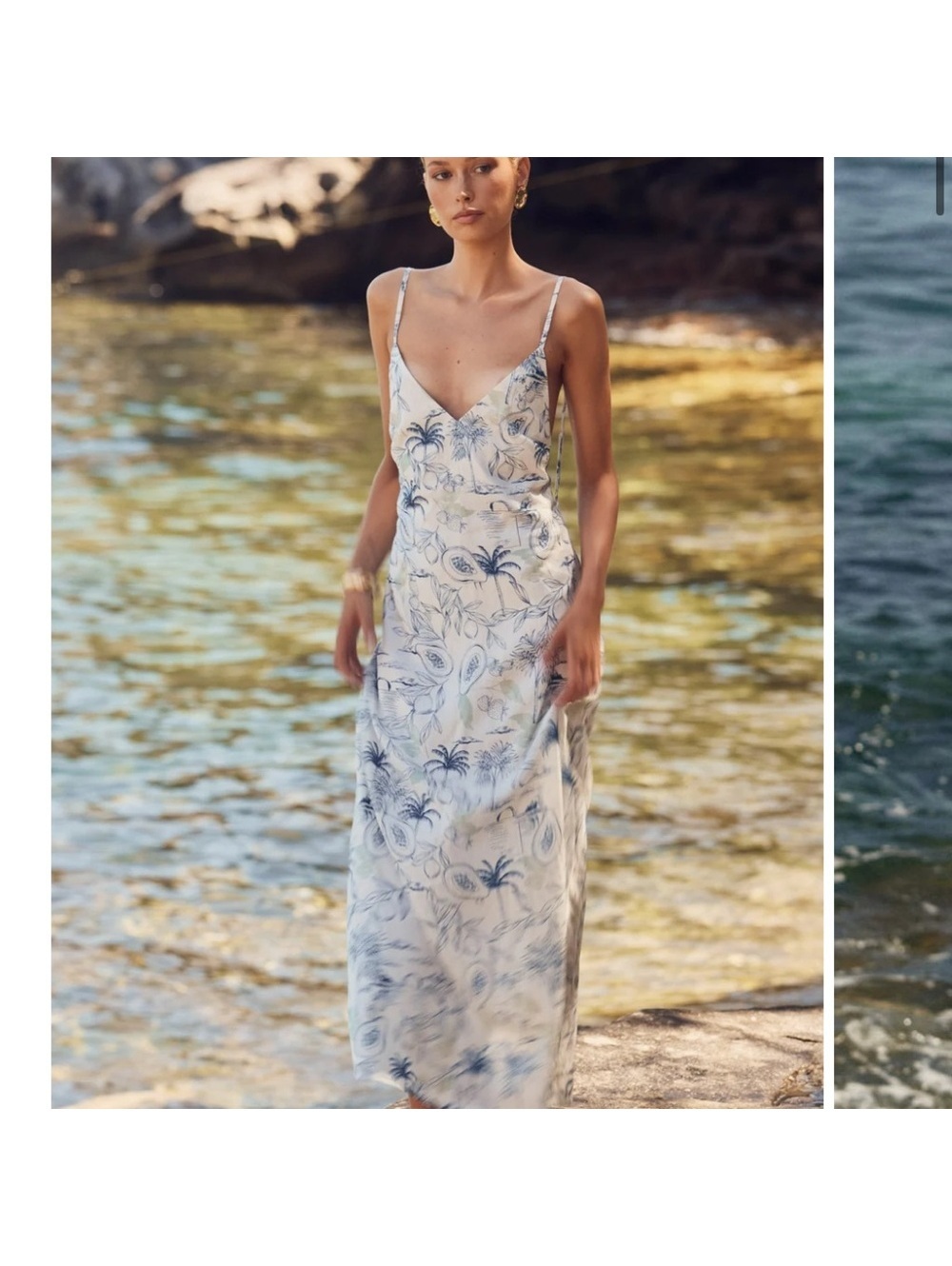 SNDYS Pomelo Maxi Dress in Escapism